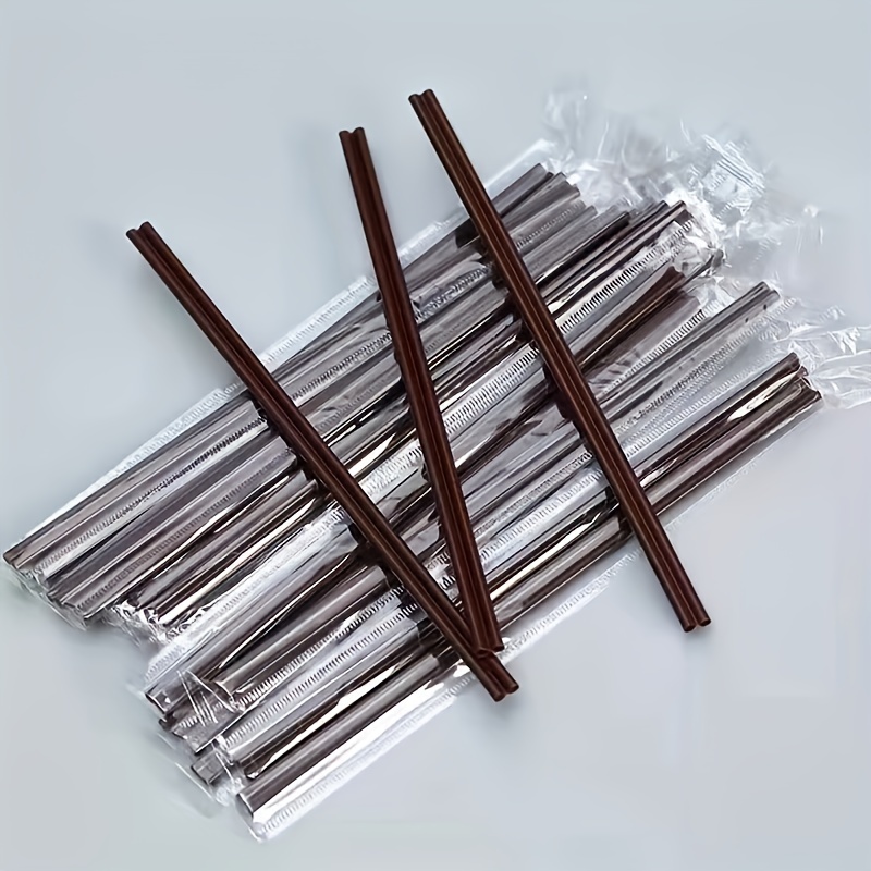 100pcs Disposable Coffee Straws, Two-Hole Straws, Coffee Stirrers, Small  Straws For Hot Drinks