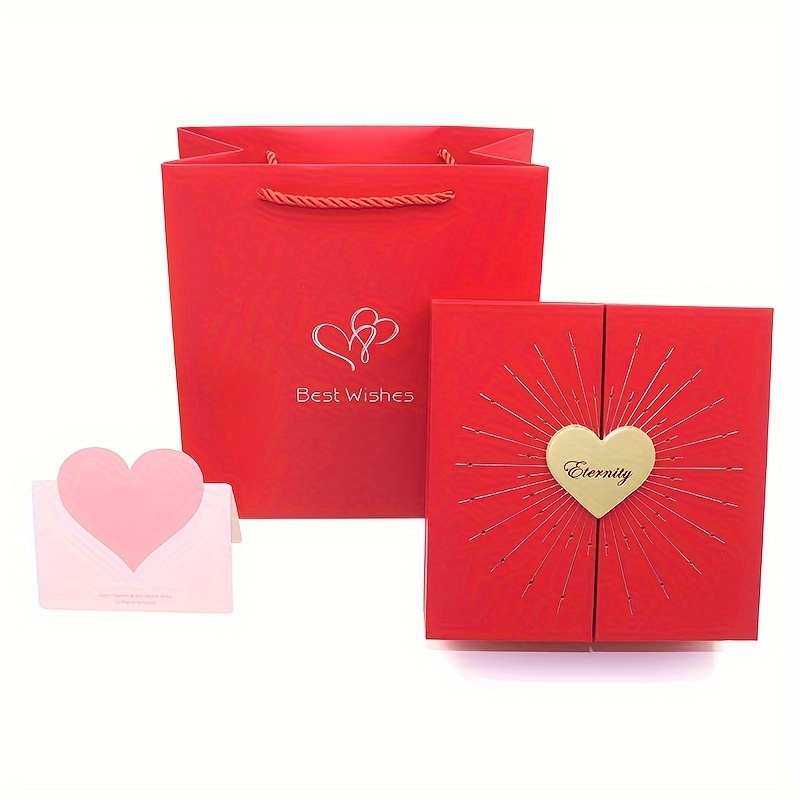 BESPORTBLE Caja de regalo caja de regalo caja de almacenamiento de regalo  de San Valentín cajitas de regalo para joyeria regalo titular caja de  regalo