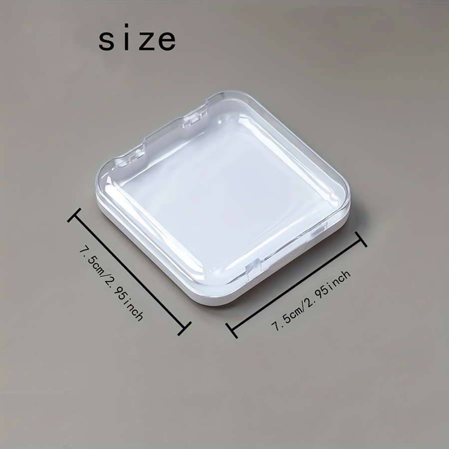 4pcs Square Flip Tool Box Nail Art Storage