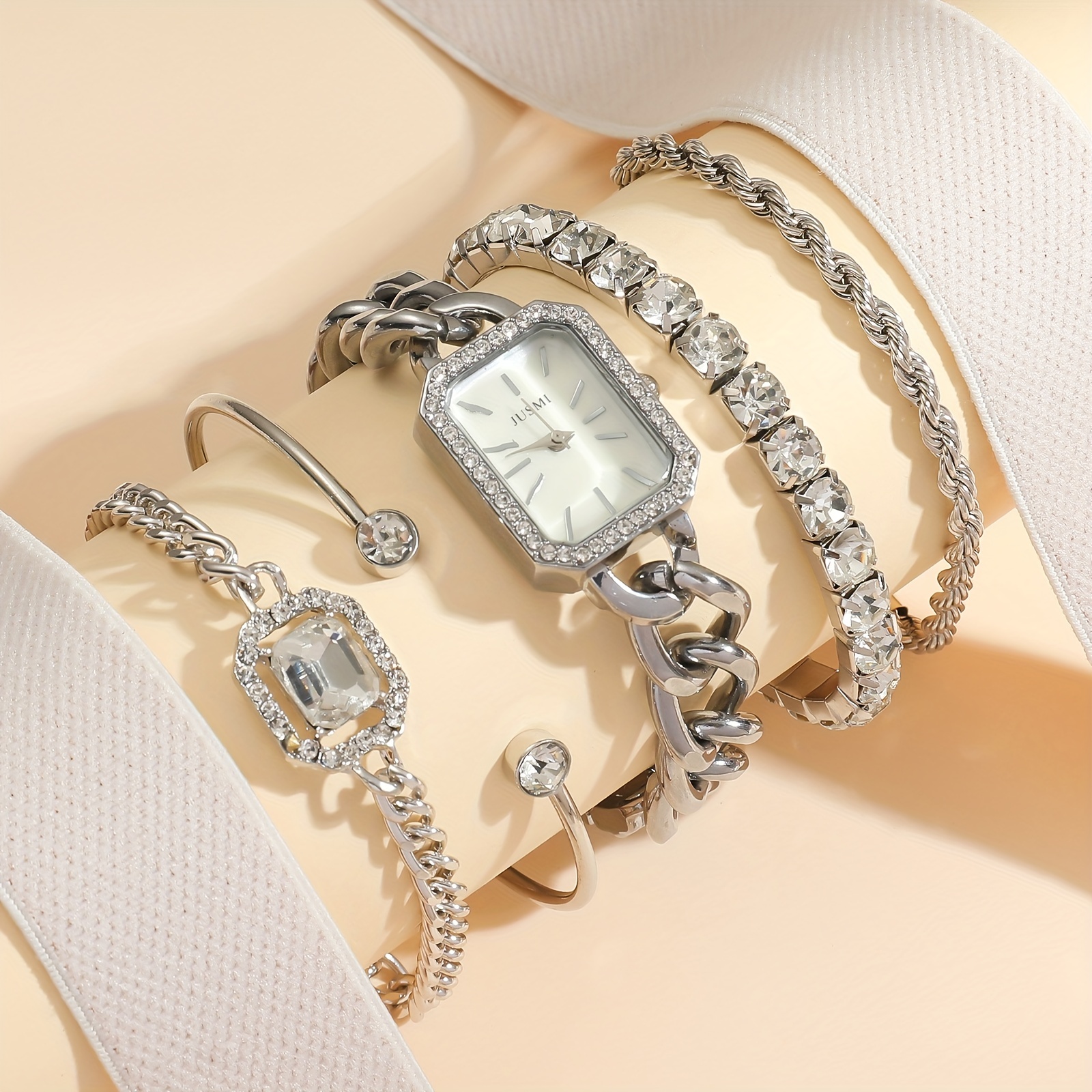 Mama & Mini Diamond Bracelet Set