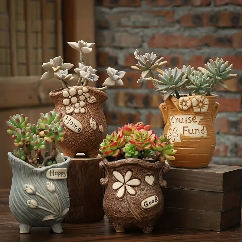 1 Pz, Vasi Fiori In Ceramica Succulenta, Vasi In Ceramica Piante