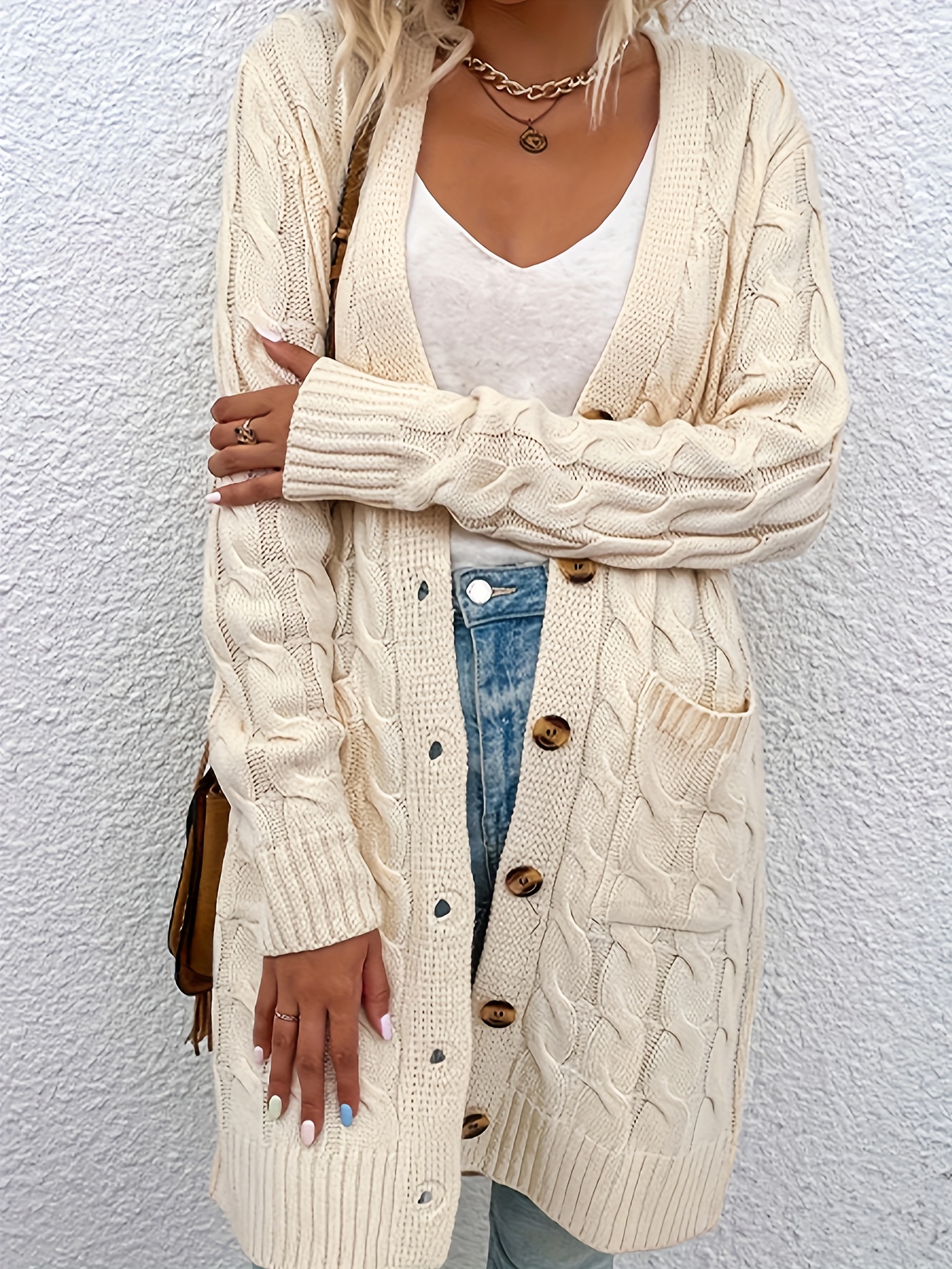 Long heavy 2024 cardigan sweater