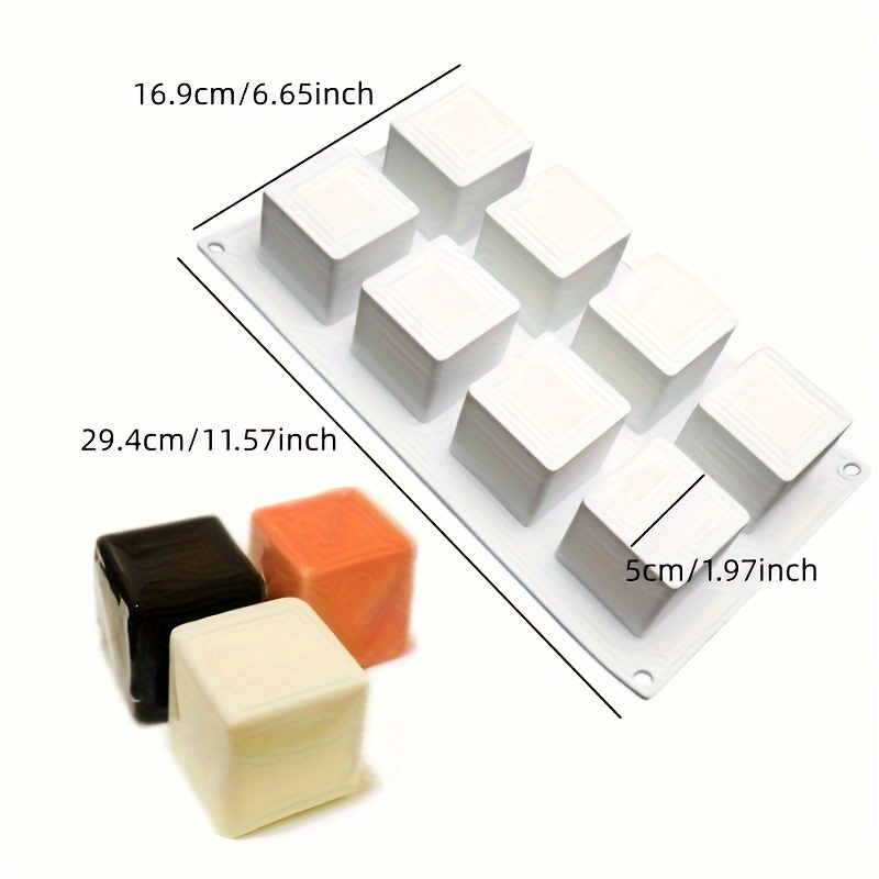 5cm Cube Silicone Mold, 5cm Cube Silicone Mold