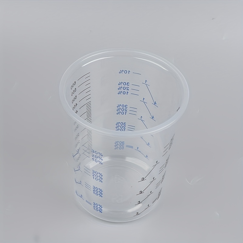 Paint Mixing Calibrated Cup Plastic Paint Mixing Cups Mixing - Temu