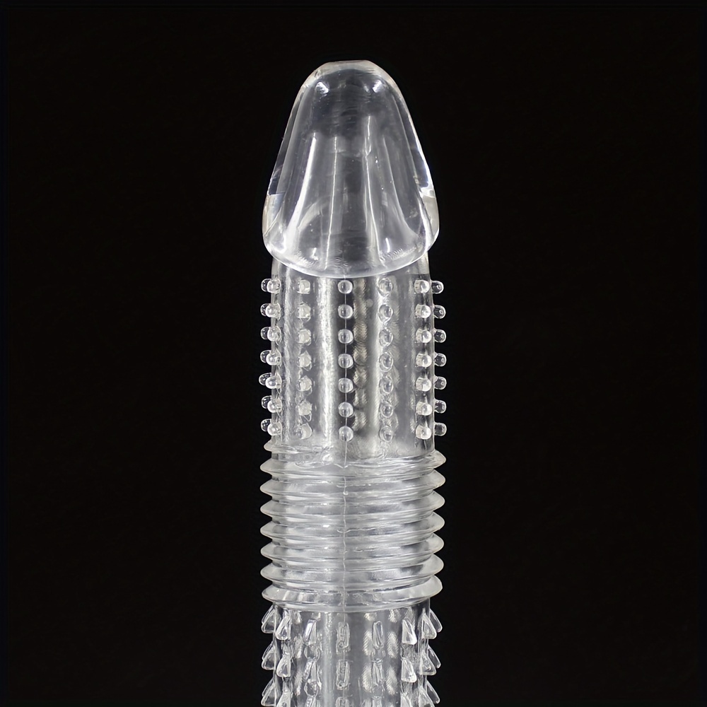 High Quality Tpe Wolf Teeth Cover Penis Sleeve, Cock Sleeve Penis Extender Condom Cock Cover, Sex Toy For Men Pleasure, Two Colors pic