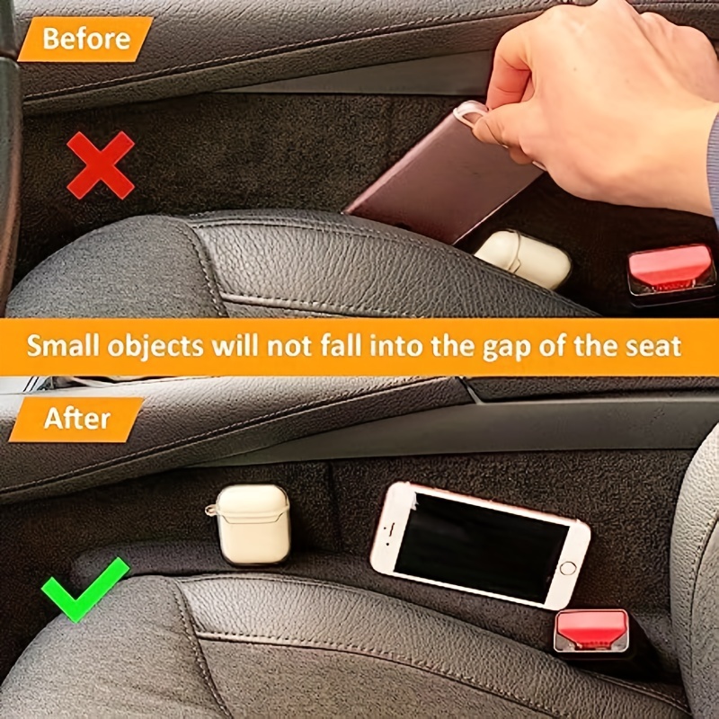 Car Seat Filler, Pu Leather Fill The Between Seat And Center Console, Seat Crevice  Blocker Stop Things From Dropping, Universal Vehicle Interior Accessories  For Car Suv Truck - Temu Australia
