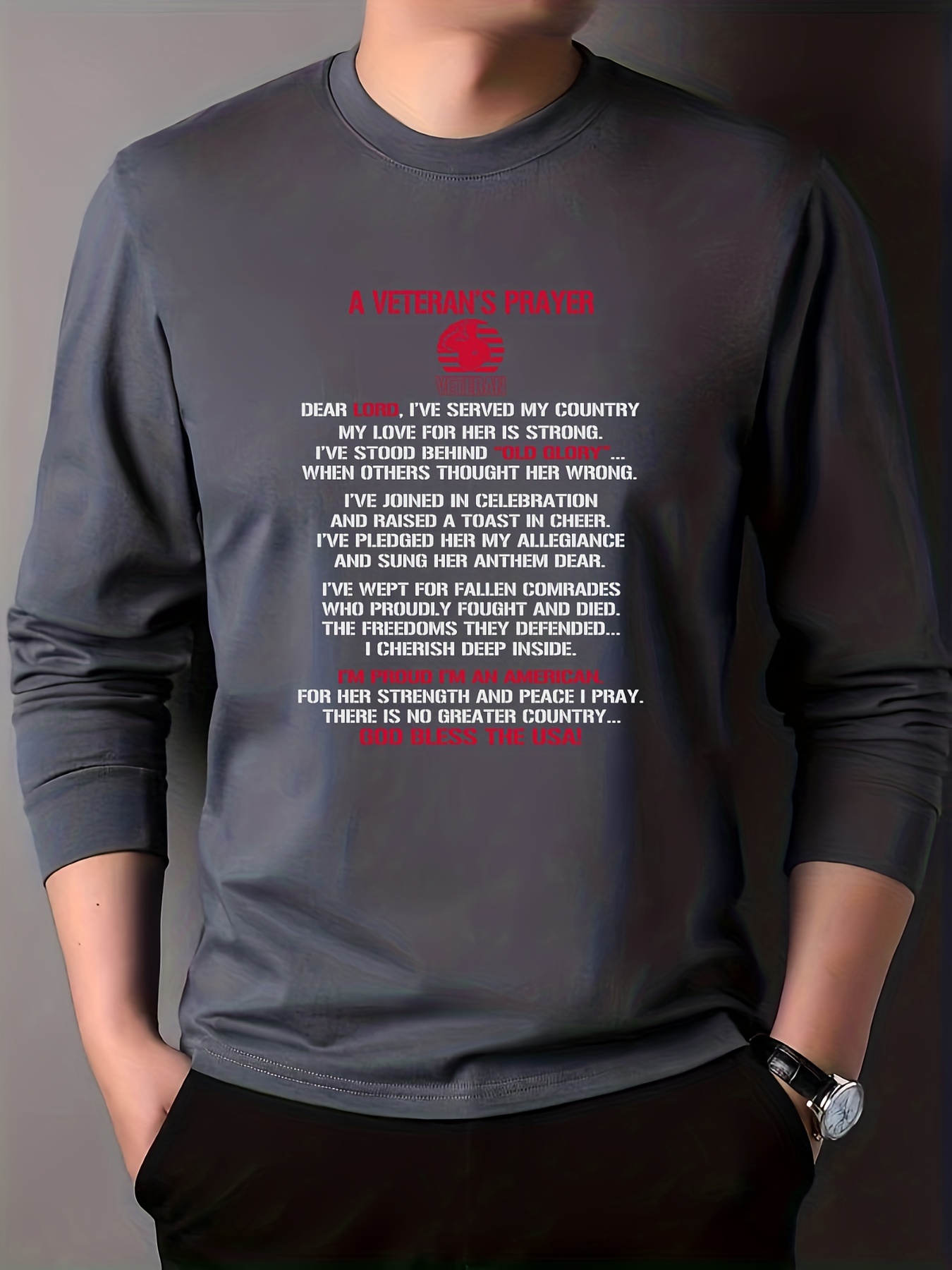 Men's long sleeve Anthem t-shirt