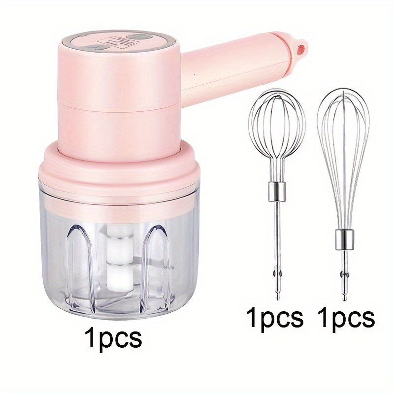 Wireless Multifunctional Electric Handheld Blender, Household Electric Hand  Mixer Whisk For Baking Cream And Bread Baking, Milk Frothing Milk Coffee,  Multi-purpose Meat Grinder Garlic Mixer - Temu