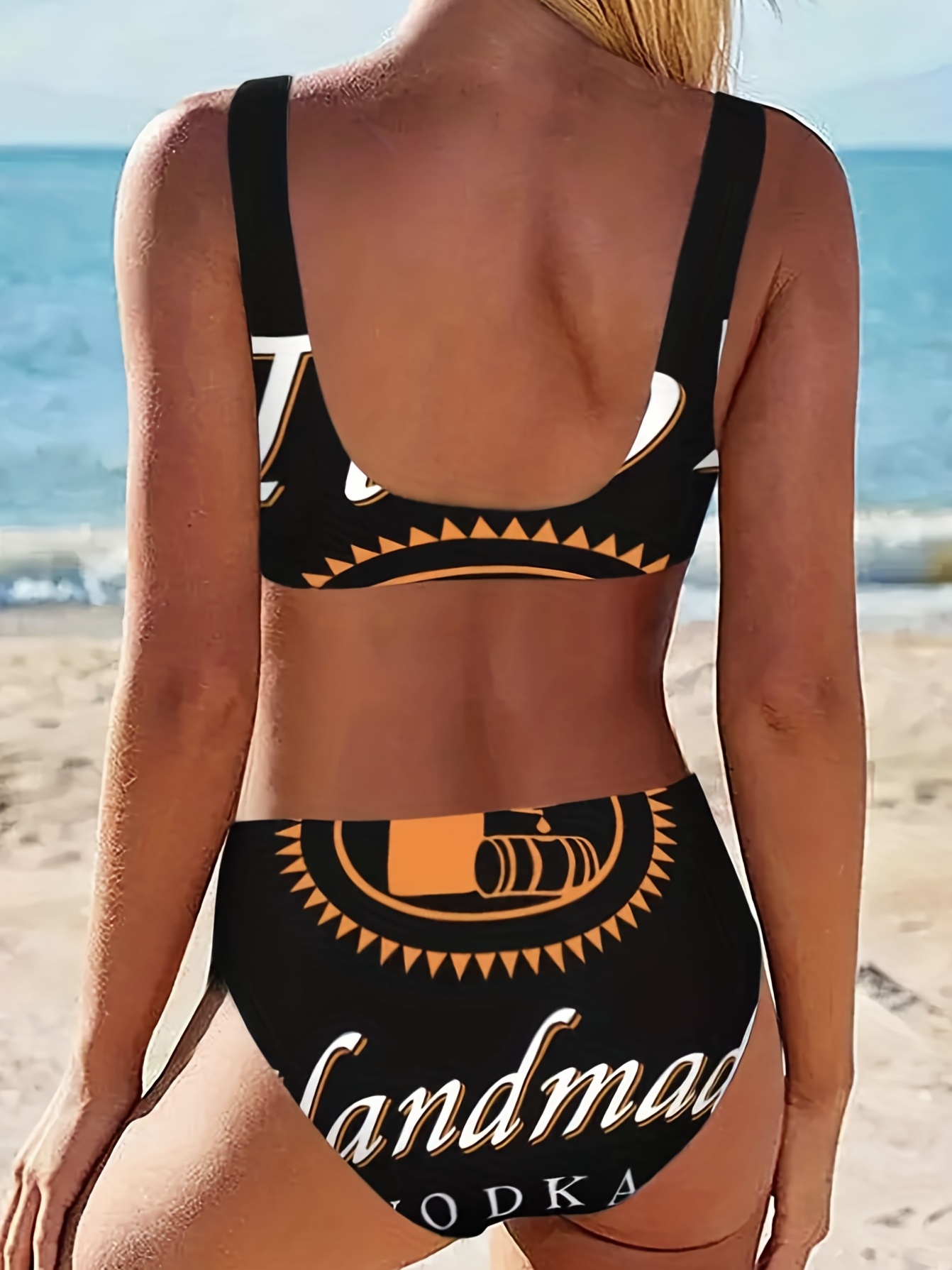 Womens Printed Tankini Set Swimsuit Swimwear Bikini Bathing Suit 