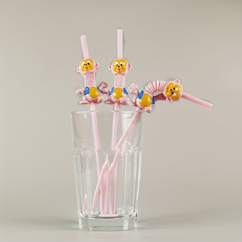 Hedgehog Glass Straws, Drinking Straws, Cute Aniamal Reusable