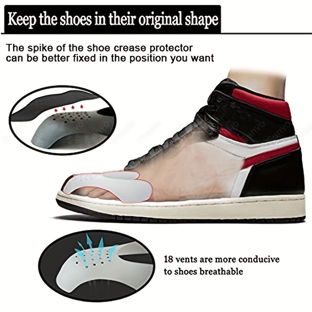 1 Par Protectores Antiarrugas Zapatos Ideal Zapatillas - Temu Spain