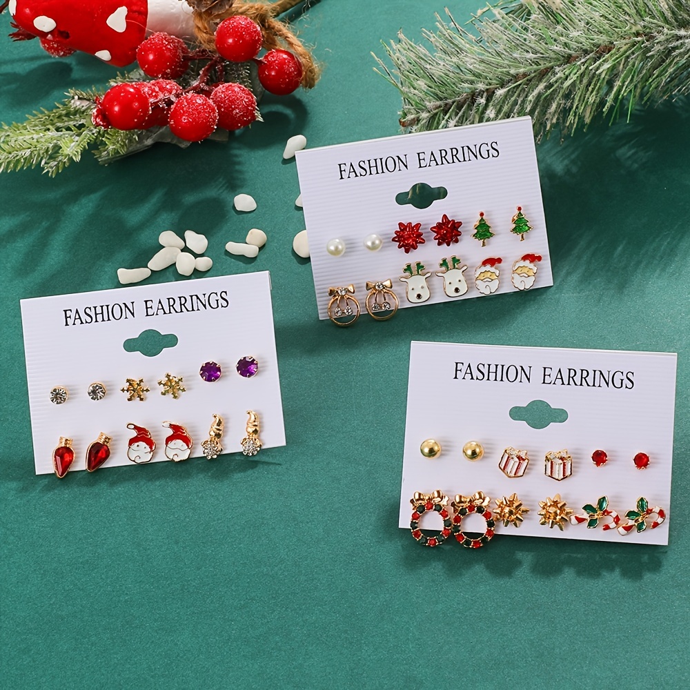 H&m hot sale christmas earrings