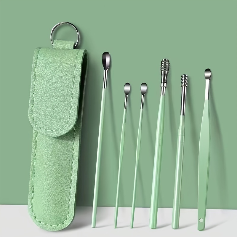 Stainless Steel Ear Wax Removal Tool Set Spiral Rotating Ear - Temu