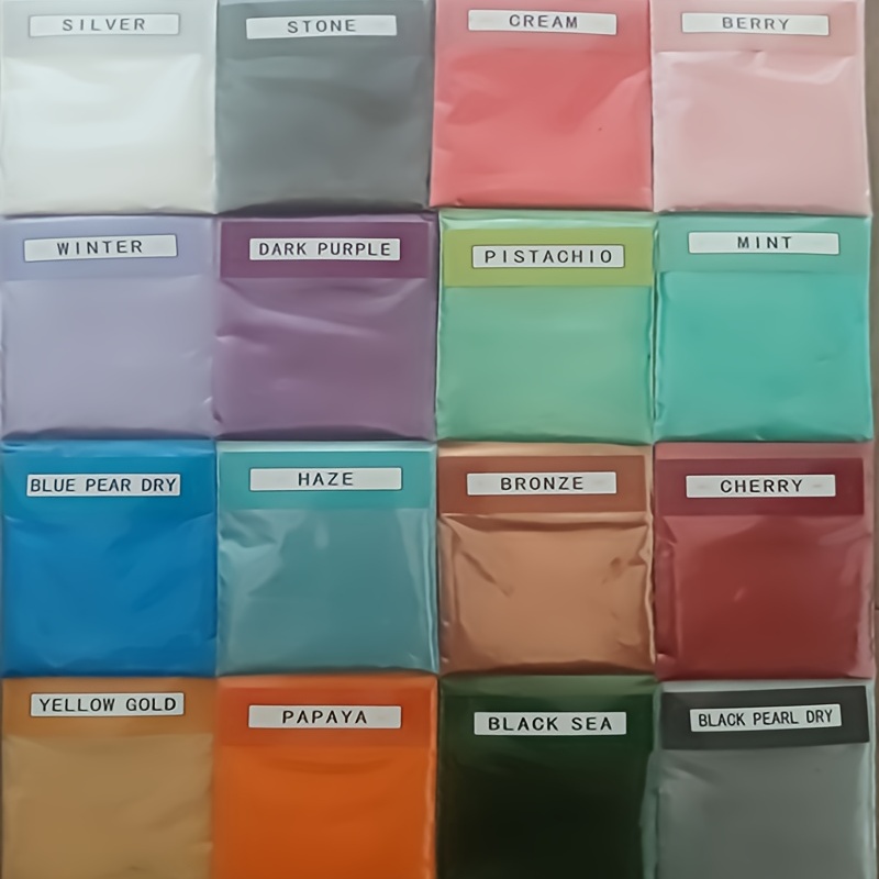 24 Colors Set Mica Powder For Epoxy Resin Pigment Powder For - Temu