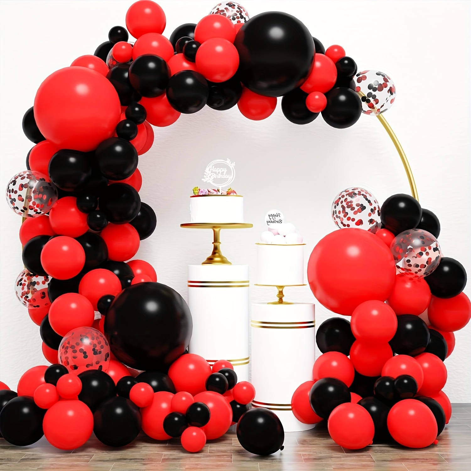  150pcs Black Balloons, 5 inch Latex Balloons, Helium Black  Party Balloons for Birthday Baby Shower Wedding Graduation Holiday Ballons  Party Decor(With 2 Black Ribbons) : Toys & Games
