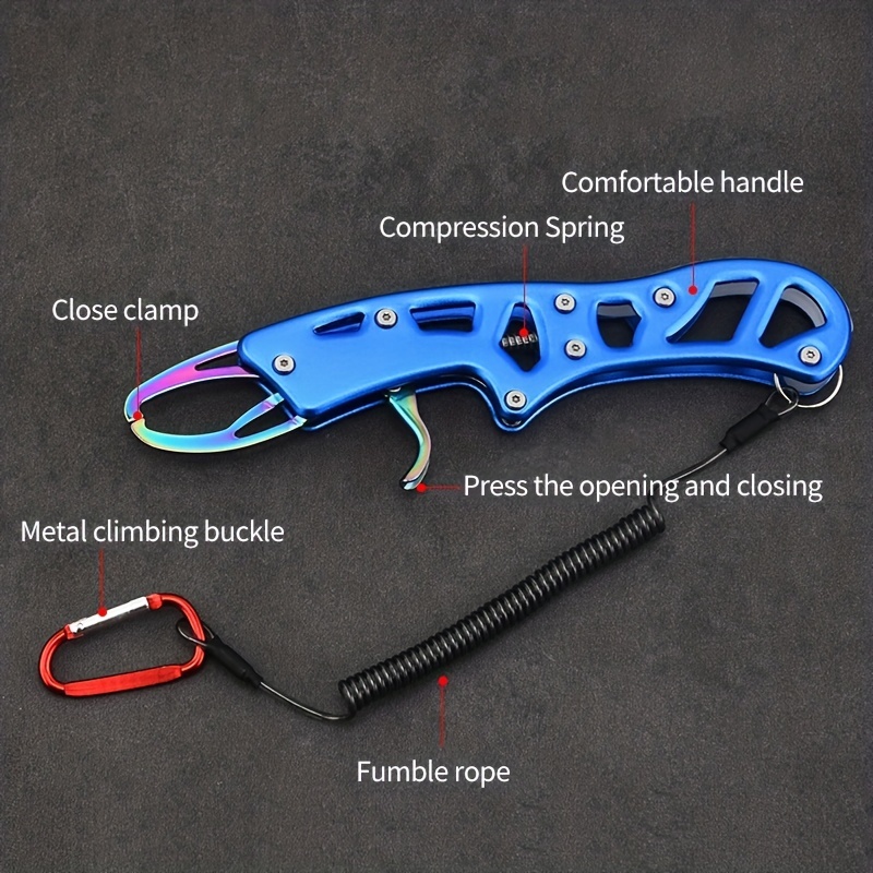 Premium Stainless Steel Fishing Tools Kit Carabiner Spring - Temu