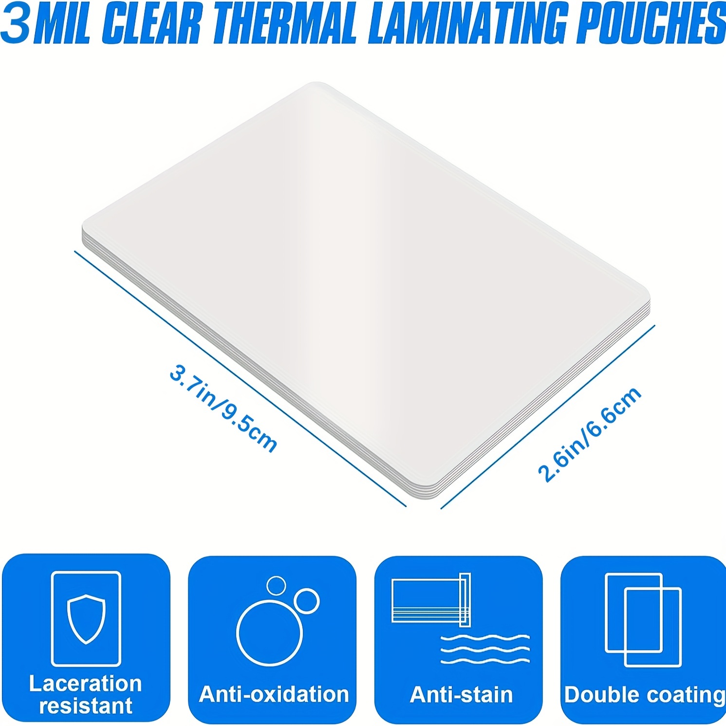 Self Adhesive Laminating Roll 12” x 6ft - 3 Mil Multipurpose Clear Laminate Vinyl Roll for Stickers