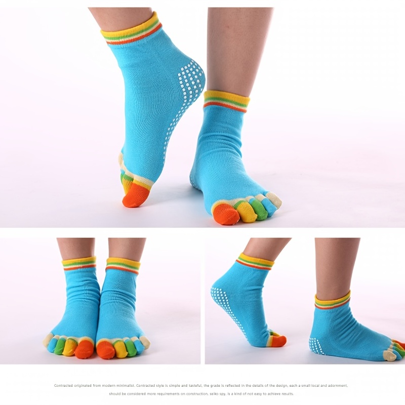 Solid Non Slip Towel Bottom Yoga Socks Cozy Low Cut Ankle - Temu