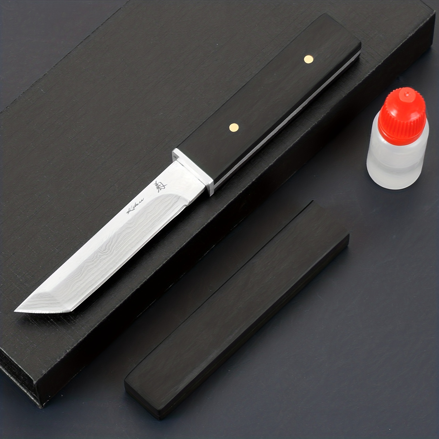 Portable Outdoor Tactical Knife With Protective Oil And Gift Box - Perfect  Father's Day Gift - Temu