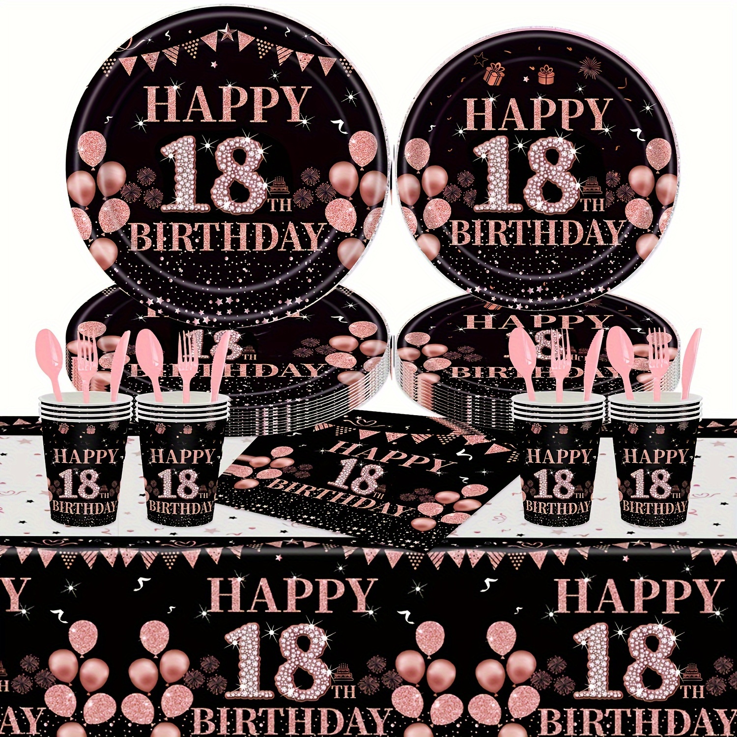 Feliz Cumpleaños 18 años aniversario de la persona cumpleaños
