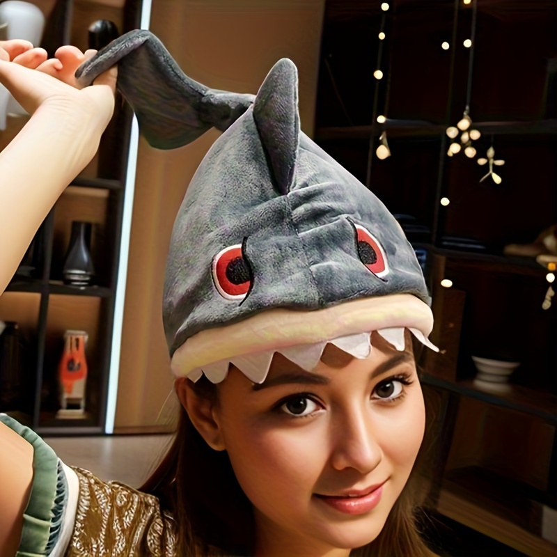 Shark Hat Ocean Animal Party Festival Crazy Fish Tail - Temu Canada