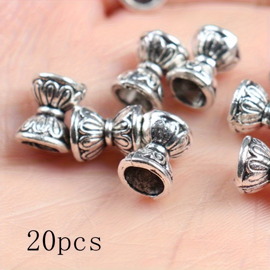 Lot Flower Shape Charms Spacer Bead, Loose Copper Beads For Jewelry Making,  Bracelet Necklace Supplies Accessories - Temu