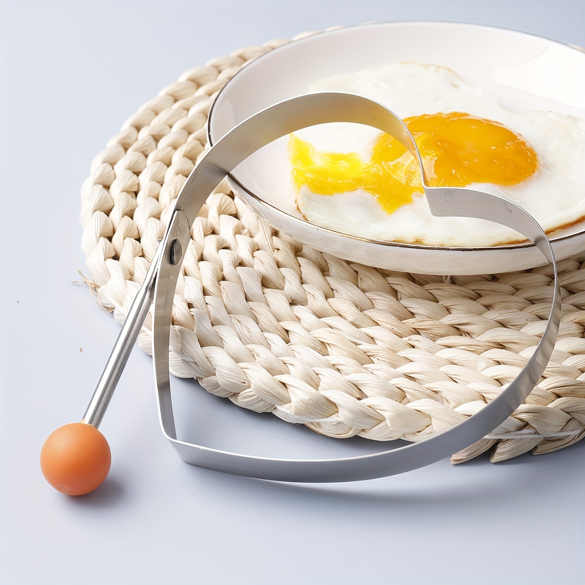 Stainless steel frying egg maker Creative frying egg mold poached