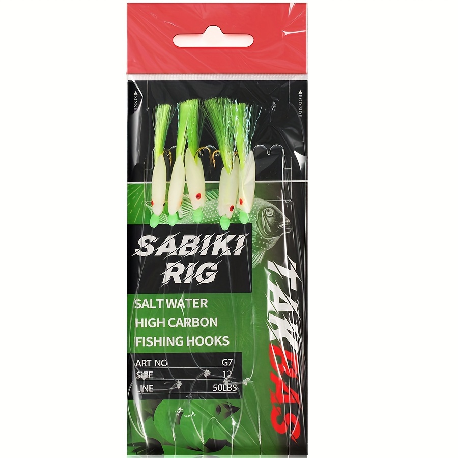  Sabiki Rigs Saltwater,22 Packs Fishing Bait Rigs