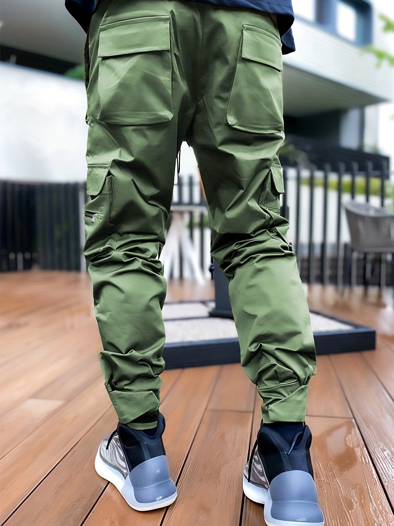 Men's Green Cargo Pants