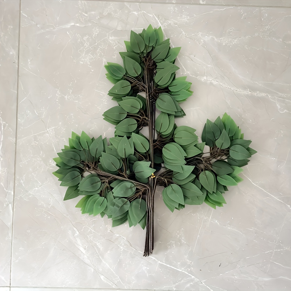 16pcs Artificial Italian Ruscus Greenery Stem, Faux Floral Hanging Greenery  Spray For Wedding Bouquet,Arch,Table Centerpieces And Home Decor