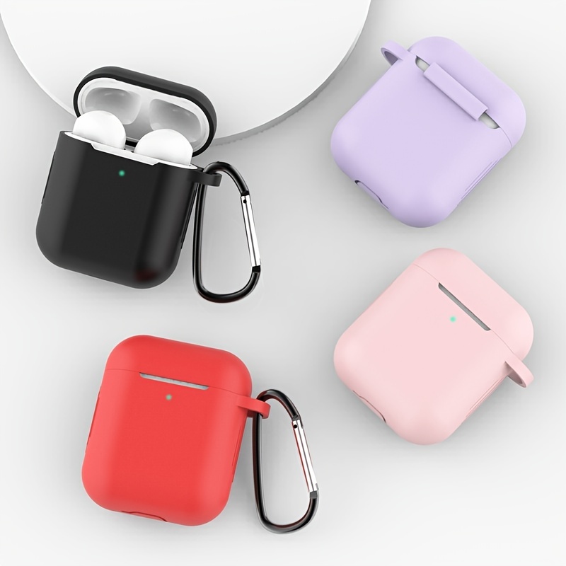 Luxury AirPods Case Protective Leather Skin Cover For Apple AirPod PRO  Carabiner