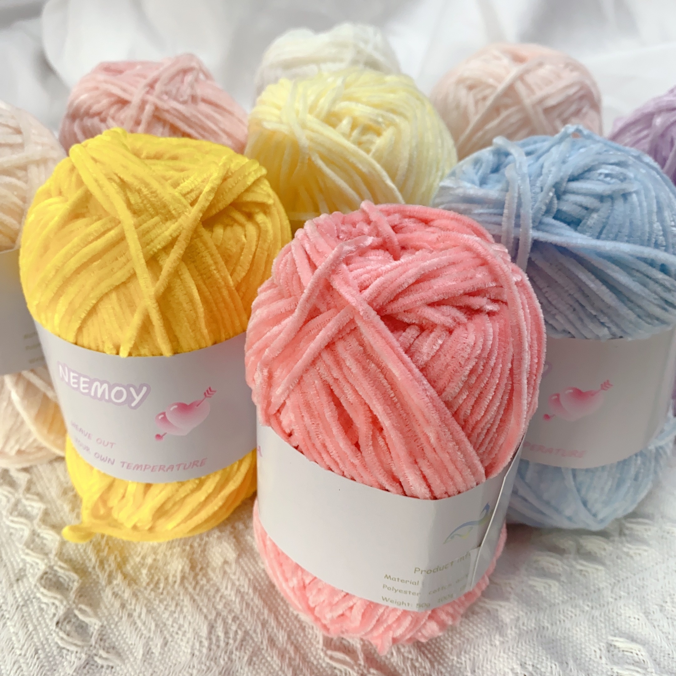 Yarn Hand Knitted Crochet Soft Yarn For Knitting Ball Scarf Yarn Baby Knit  Sweat