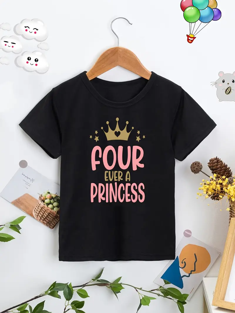 12 ° compleanno ragazza regalo principessa' Maglietta per bambini