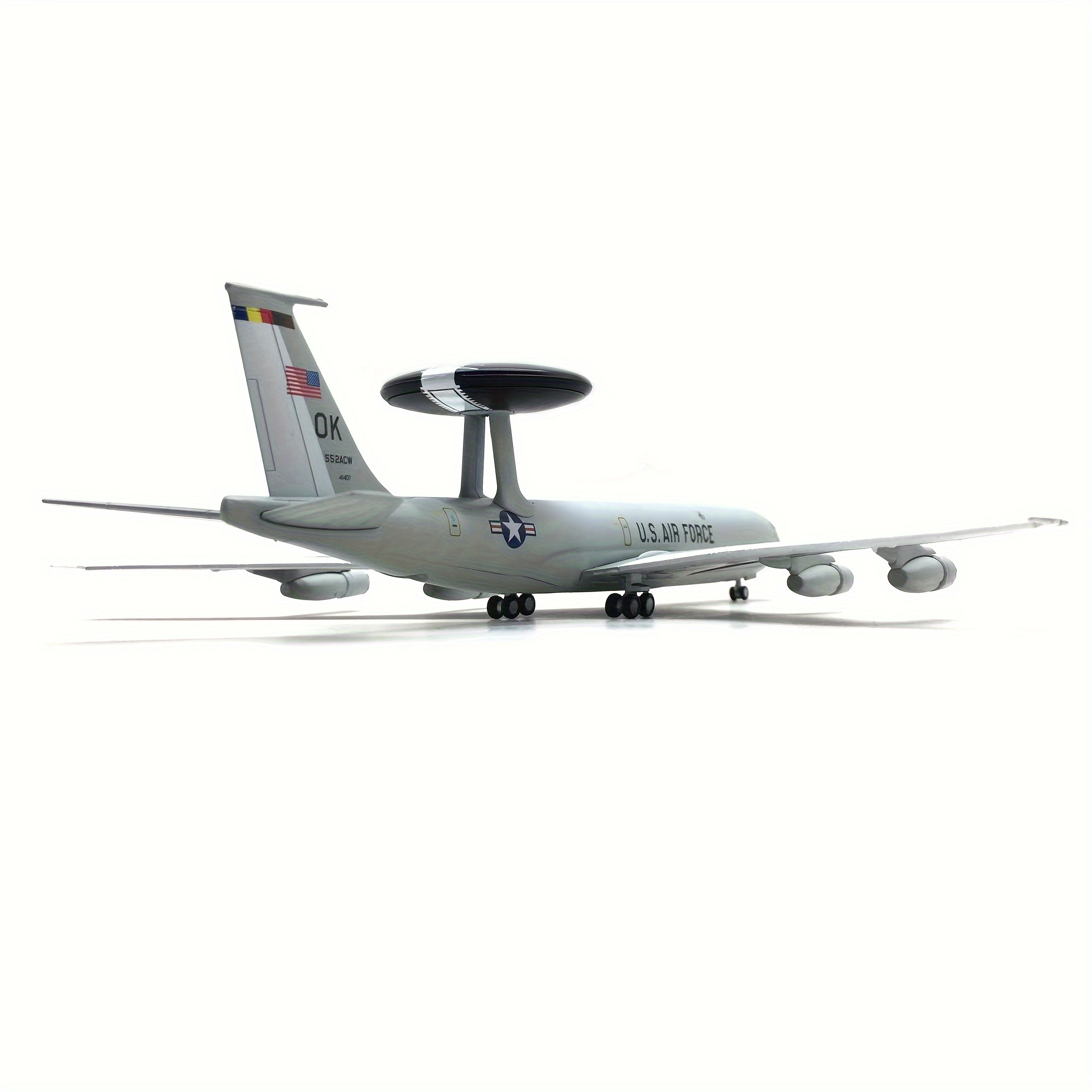 1/200 Boeing E-3 * AWACS Diecast B707-300 Airplane Metal Model Aircraft For  Gift