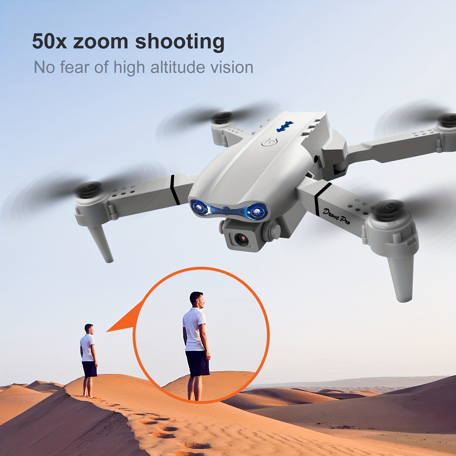 e99 pro drone with hd camera wifi fpv hd dual foldable rc quadcopter altitude hold remote control toys for beginners teenager stuff mens gifts indoor and outdoor affordable uav details 3