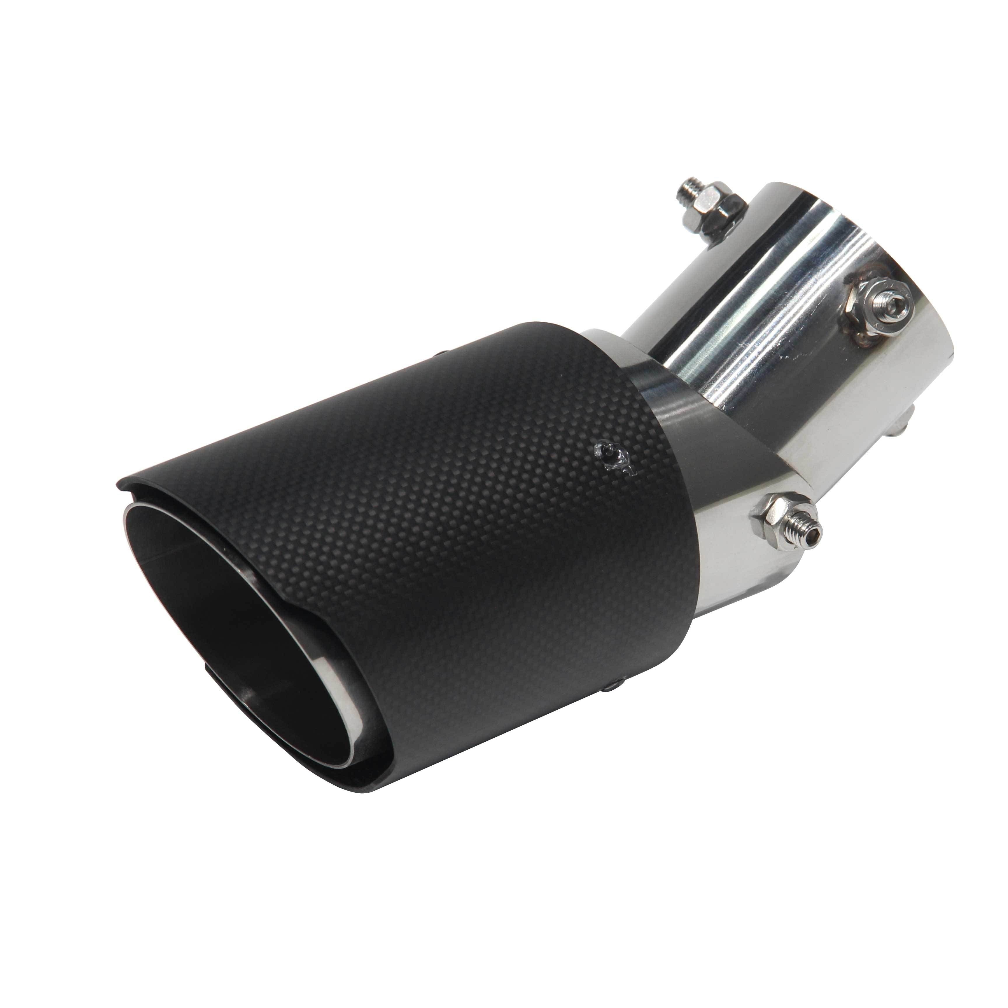Angle Adjustable Akrapovic Tips Carbon Fibre Exhaust Pipe