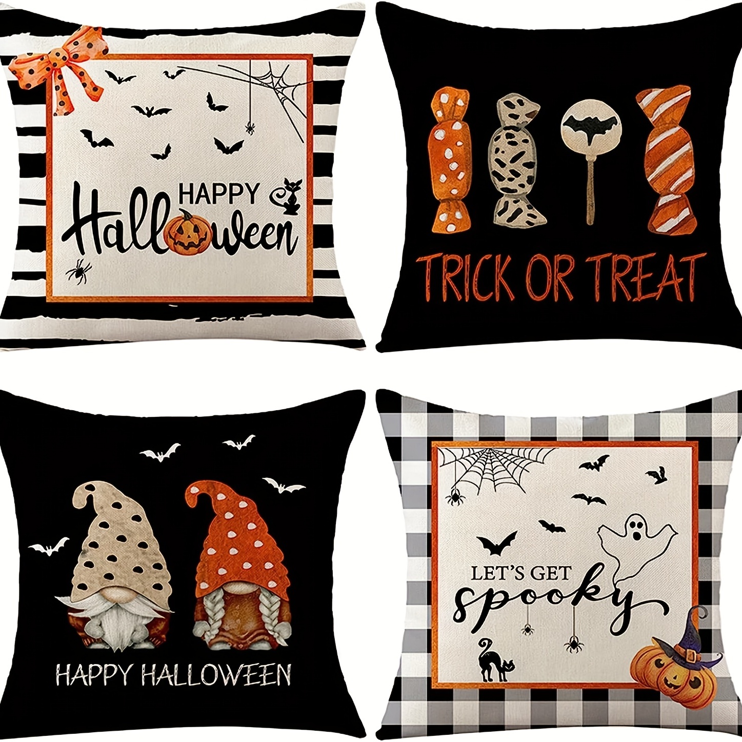 Happy Halloween Double Sided Outdoor Pillow