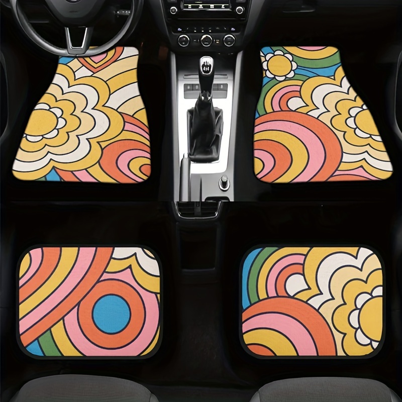 1pc Or 4pcs Waterproof Pvc Car Floor Mats Simple Design Car Carpets For Men  Women - Automotive - Temu Netherlands