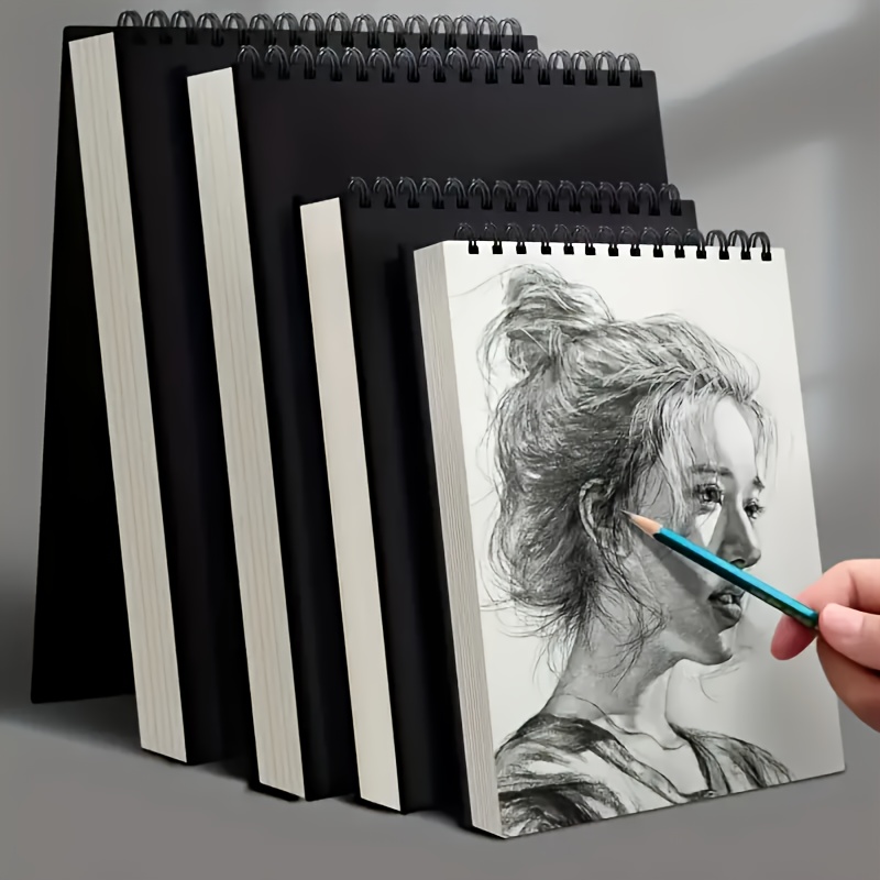 Sketch Book 9x12 Inch, Artist Sketch Pad, 100 Sheets (68lb/100gsm) Spiral  Bou