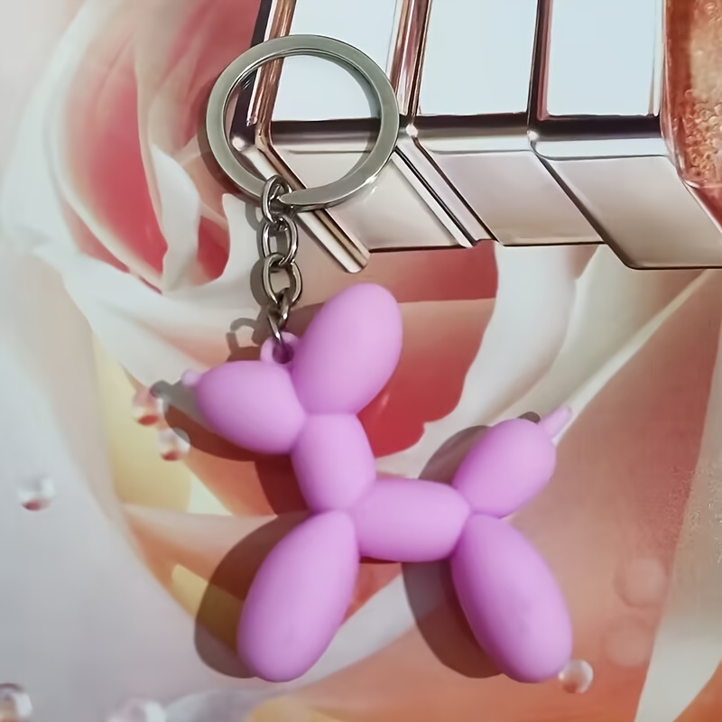 Cartoon Cute Balloon Dog Keychain Pendant Creative Doll Bag - Temu