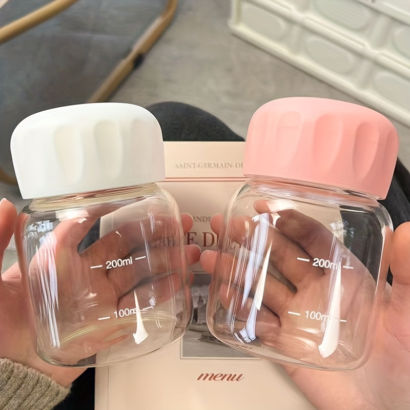 Cute And Convenient Mini Water Bottle Clear Plastic Cup For - Temu