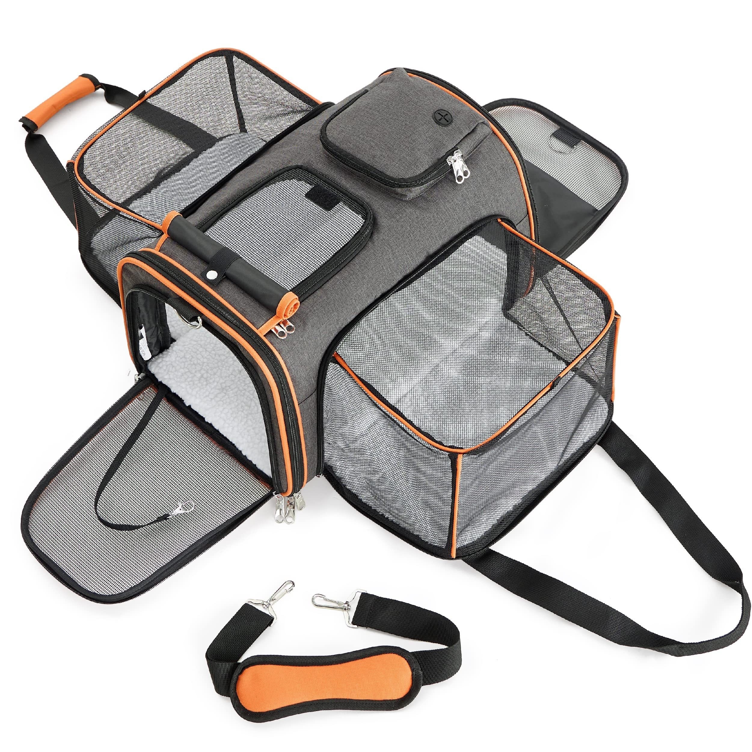 Expandable Airline Approved Soft Sided Pet Carrier Low 