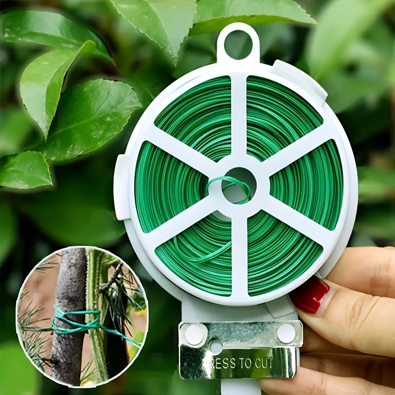 3 Rolls Green Garden Twine Plant Ties Nylon Plant Bandage Fastener Tape  Hook Loop Bamboo Cane Wrap Support Accessories Red - AliExpress