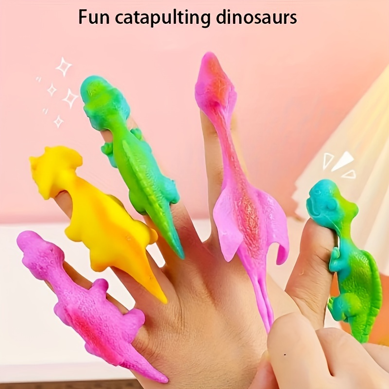 Dinosaur Finger Toys, Dinosaur Finger Slingshot, Sling Shot Dinosaur