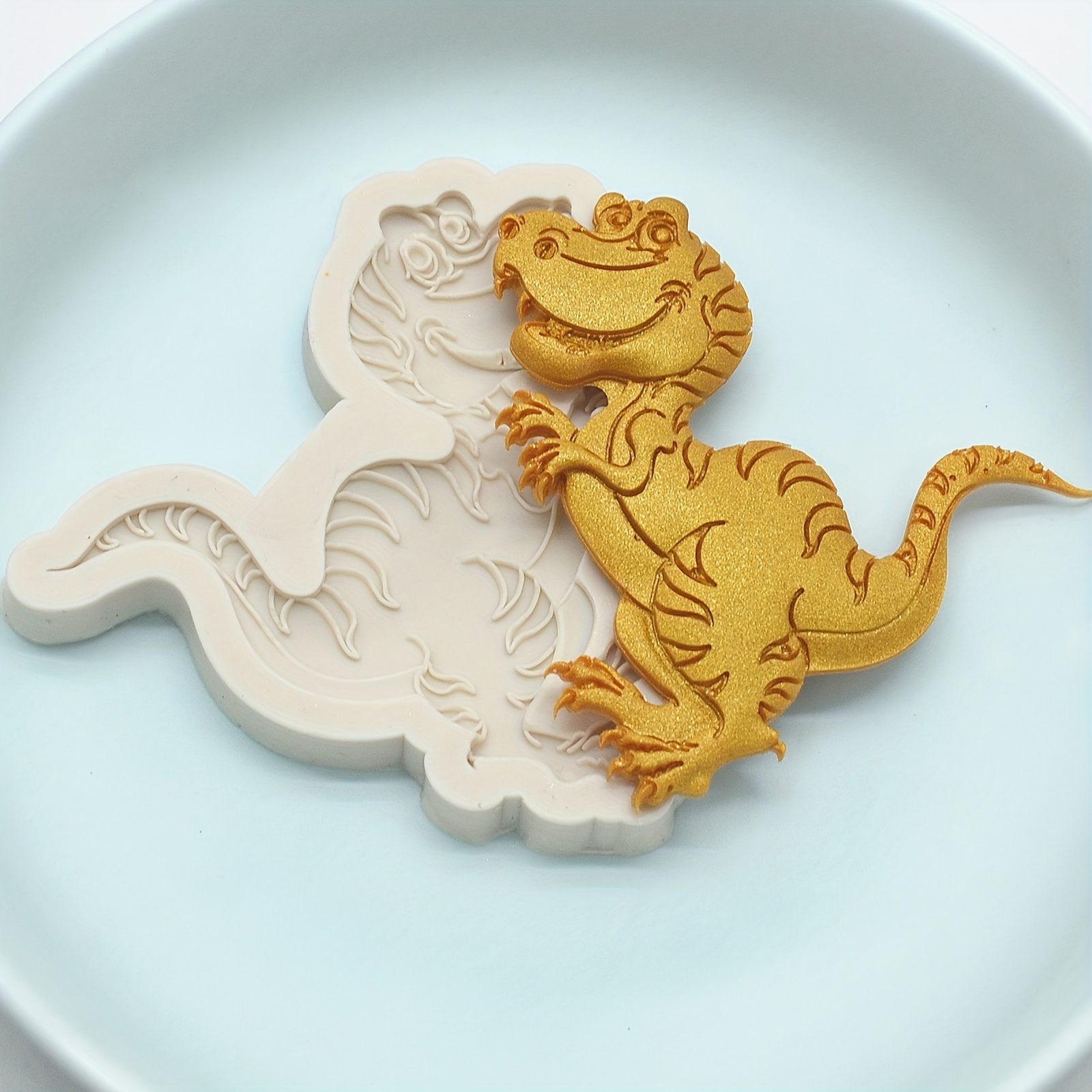 Silicone Mold Dinosaur Silicone Molds For Cartoon Animal - Temu