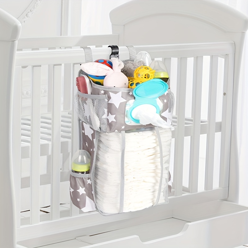 Baby Bedside Hanging Bag Diaper Clothes Organizer Storage Bag