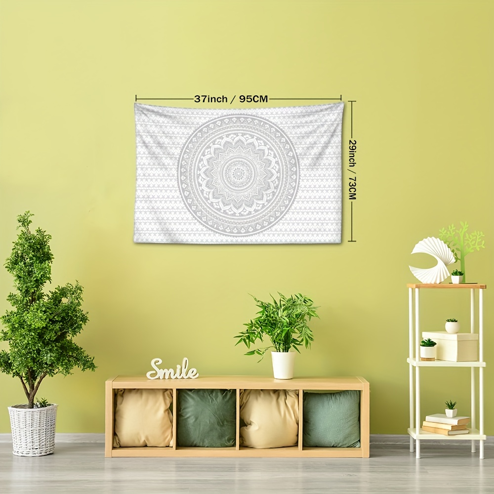 White discount mandala tapestry