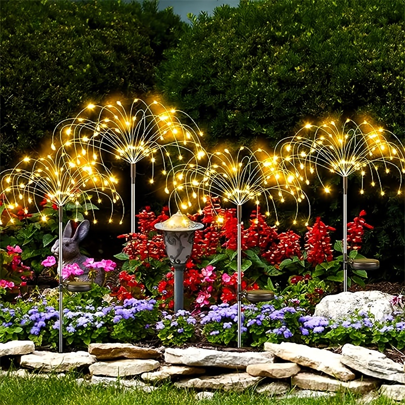 4 Piezas De Luz Solar Para Jardín, Decoración Exterior, Luces De Regadera  Huecas, Decoración Para Exteriores, Lámpara De Decoración De Jardín Impermea