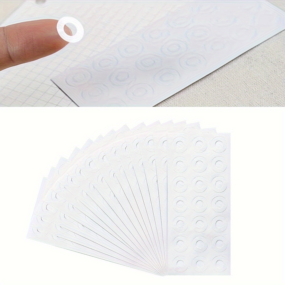 1/4 Diameter Hole Punch Reinforcement Labels,self-adhesive Hole