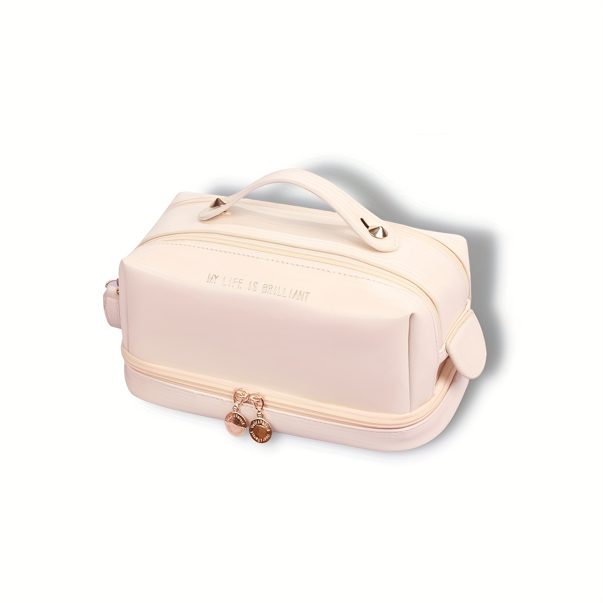 Travel Makeup Bag Large Capacity Double Layer Cosmetic Bag